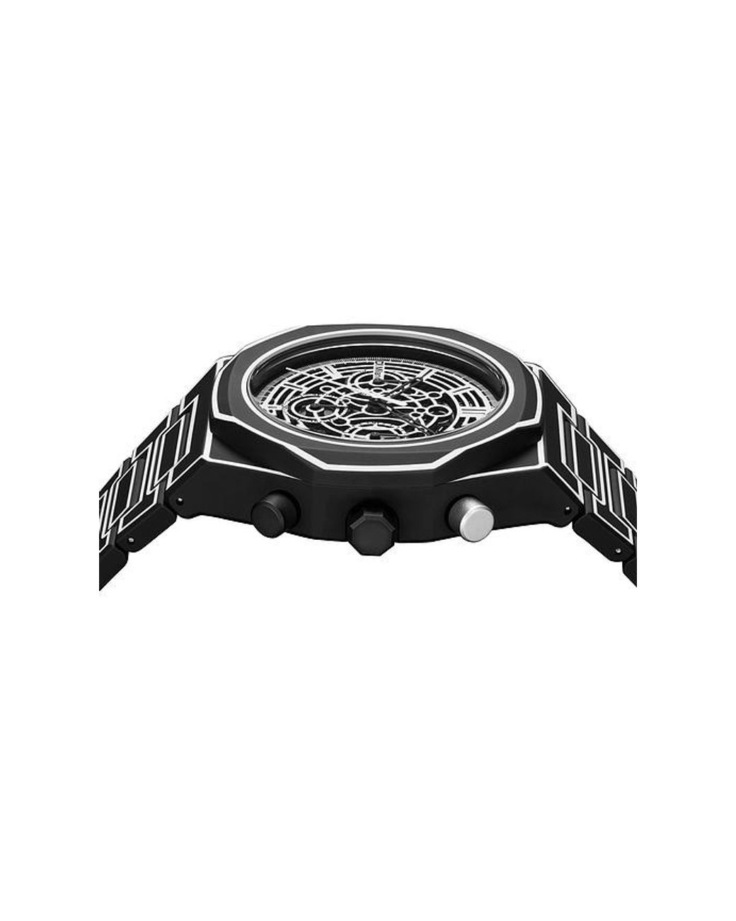 D1 Milano Black Polycarbonate 40.5Mm Watch for men