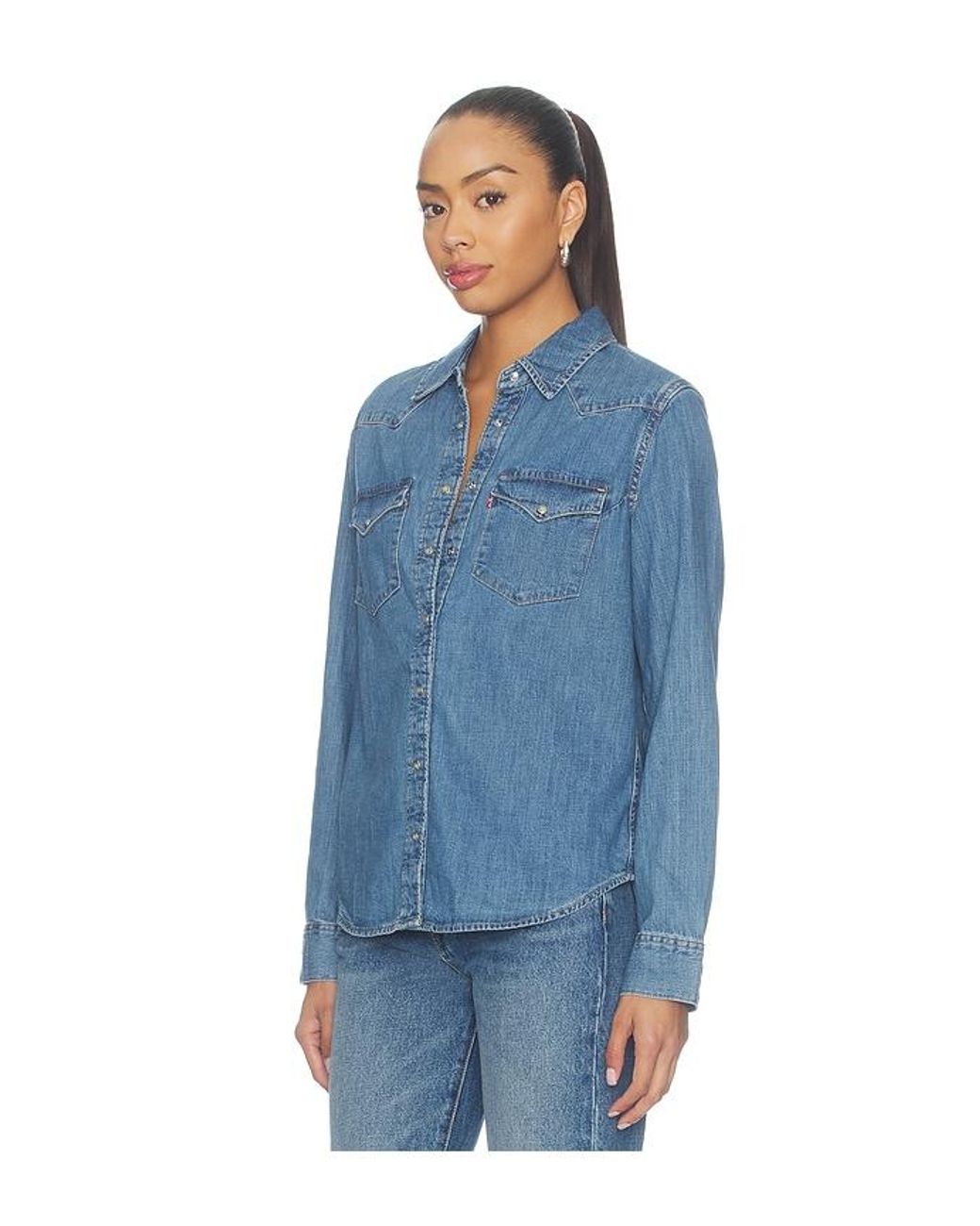 Levi's Blue Heritage Western Denim Shirt