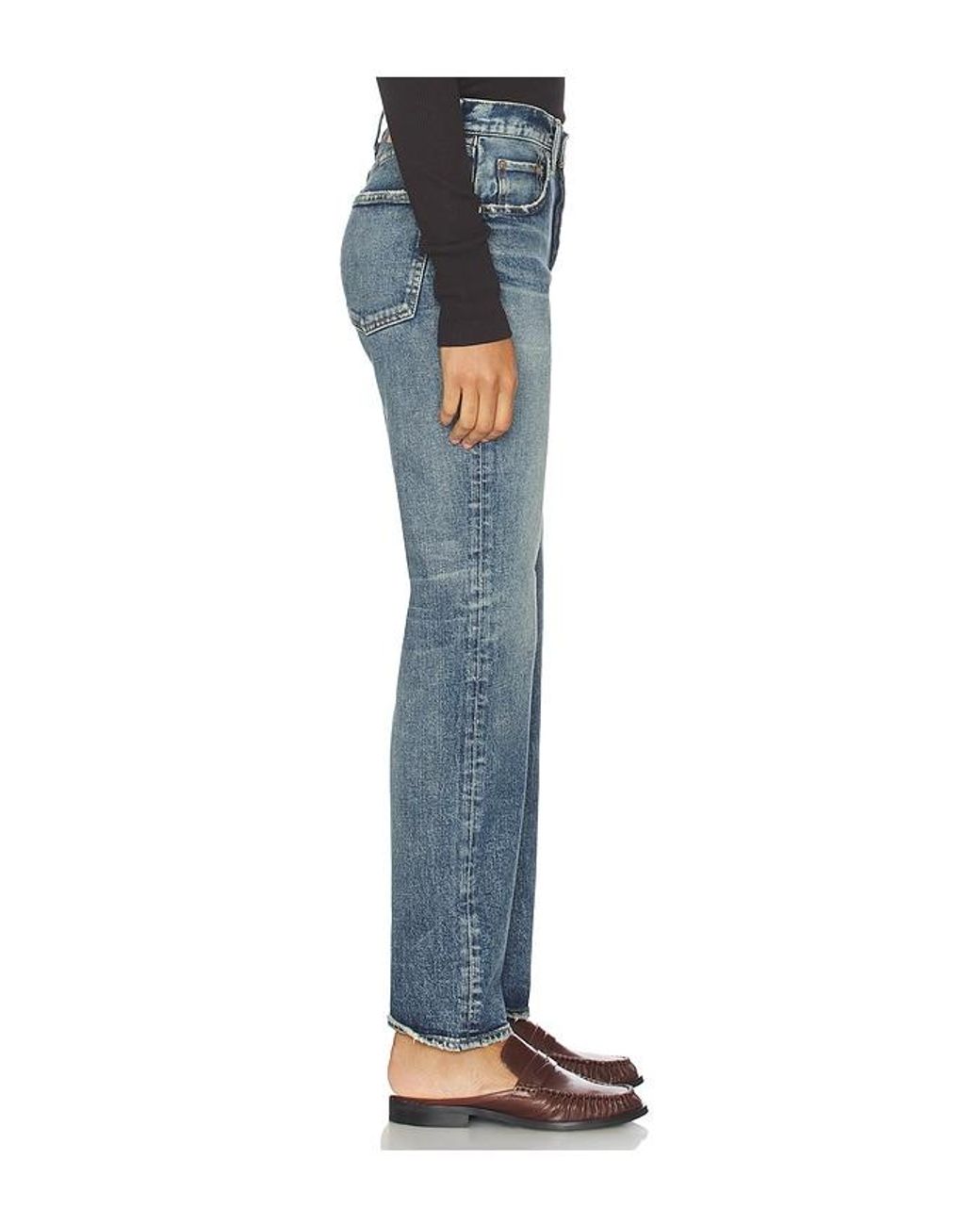 Moussy Blue Fellsmere Straight Jeans