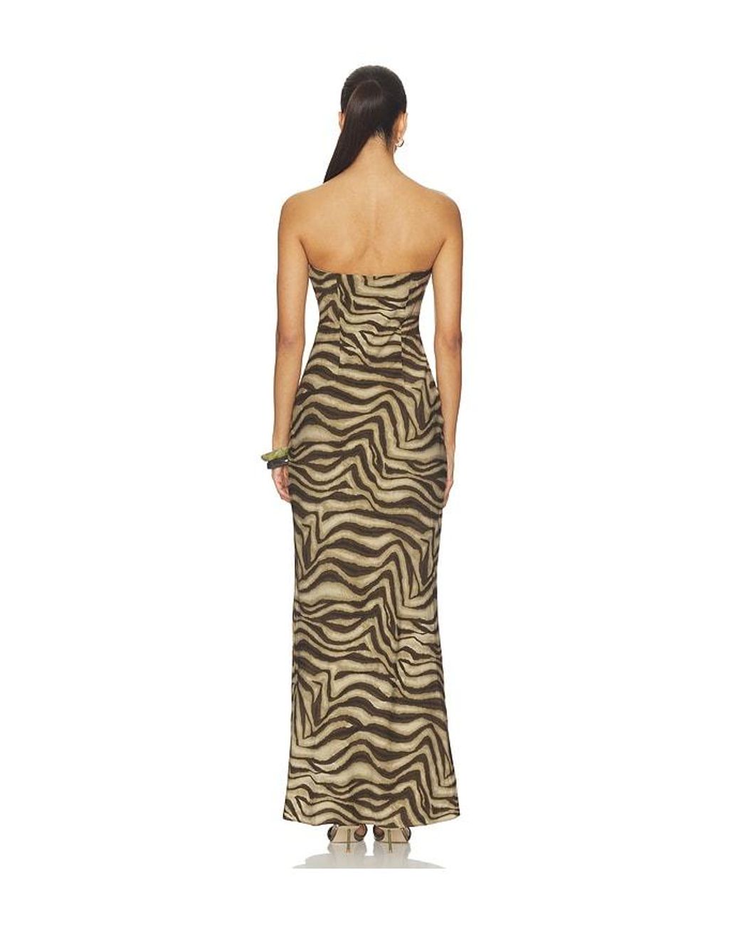 superdown Multicolor Riya Strapless Maxi Dress