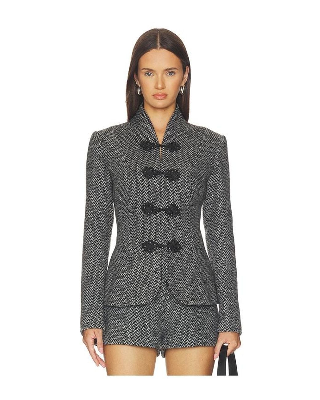 SAU LEE Black Julien Blazer
