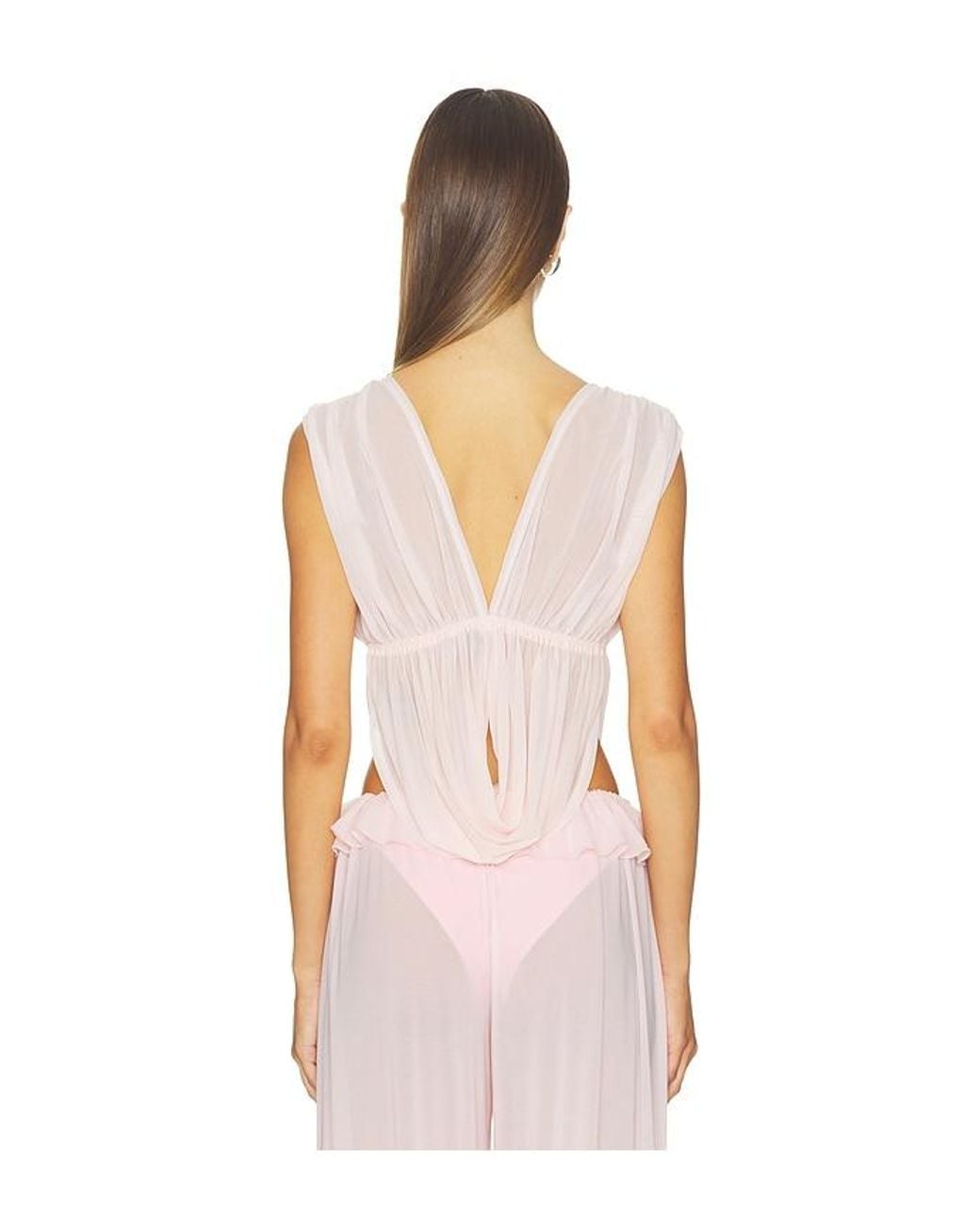 MAJORELLE Pink Brynn Top