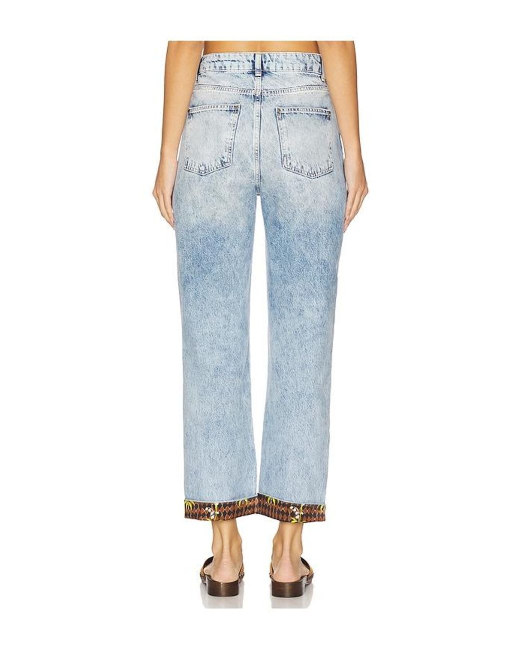 Siedres Blue Daky Straight Leg