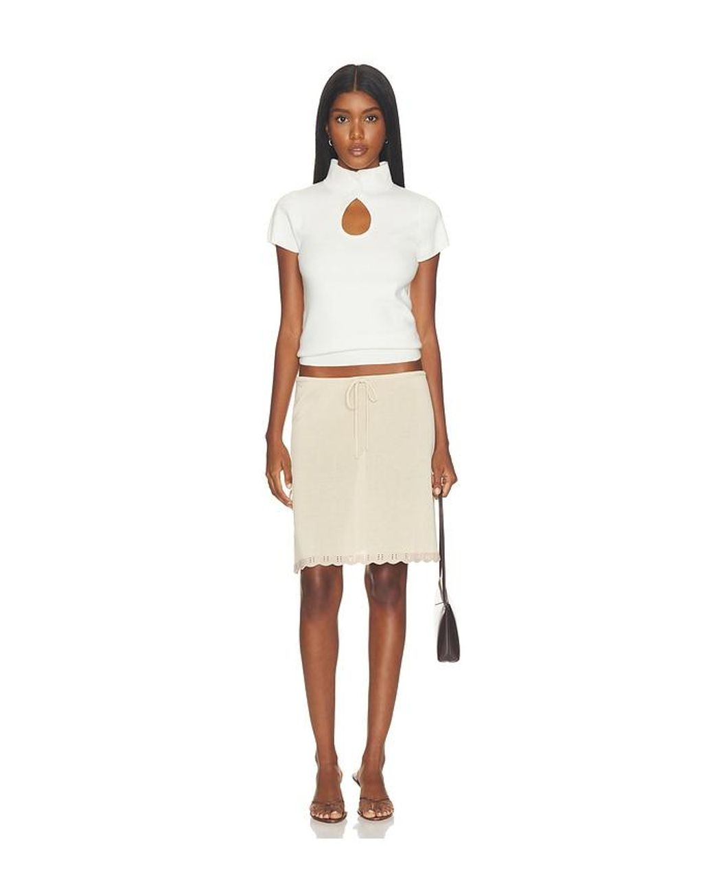 With Jean Natural Luci Top