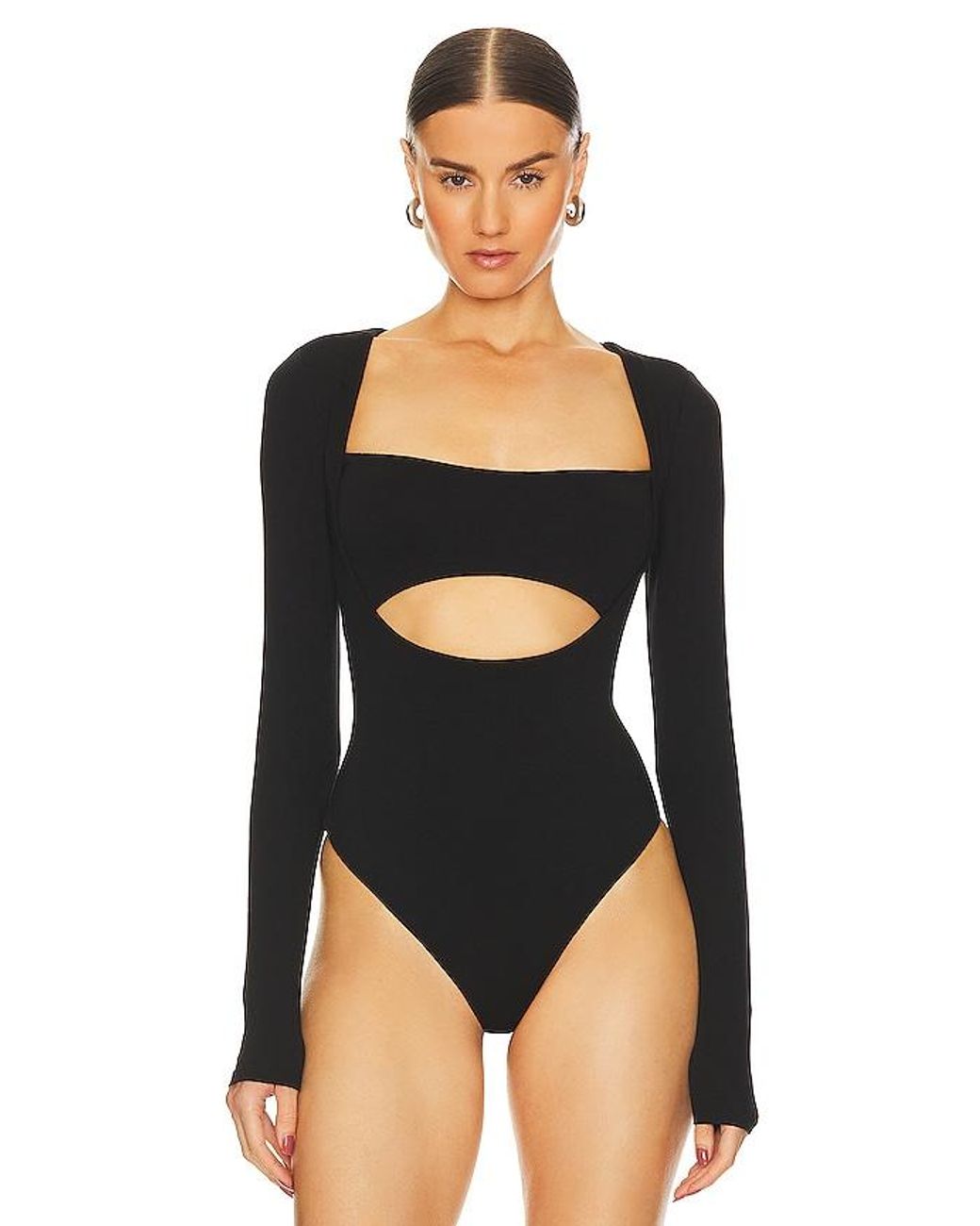 AFRM Black X Revolve Essentials Vail Bodysuit