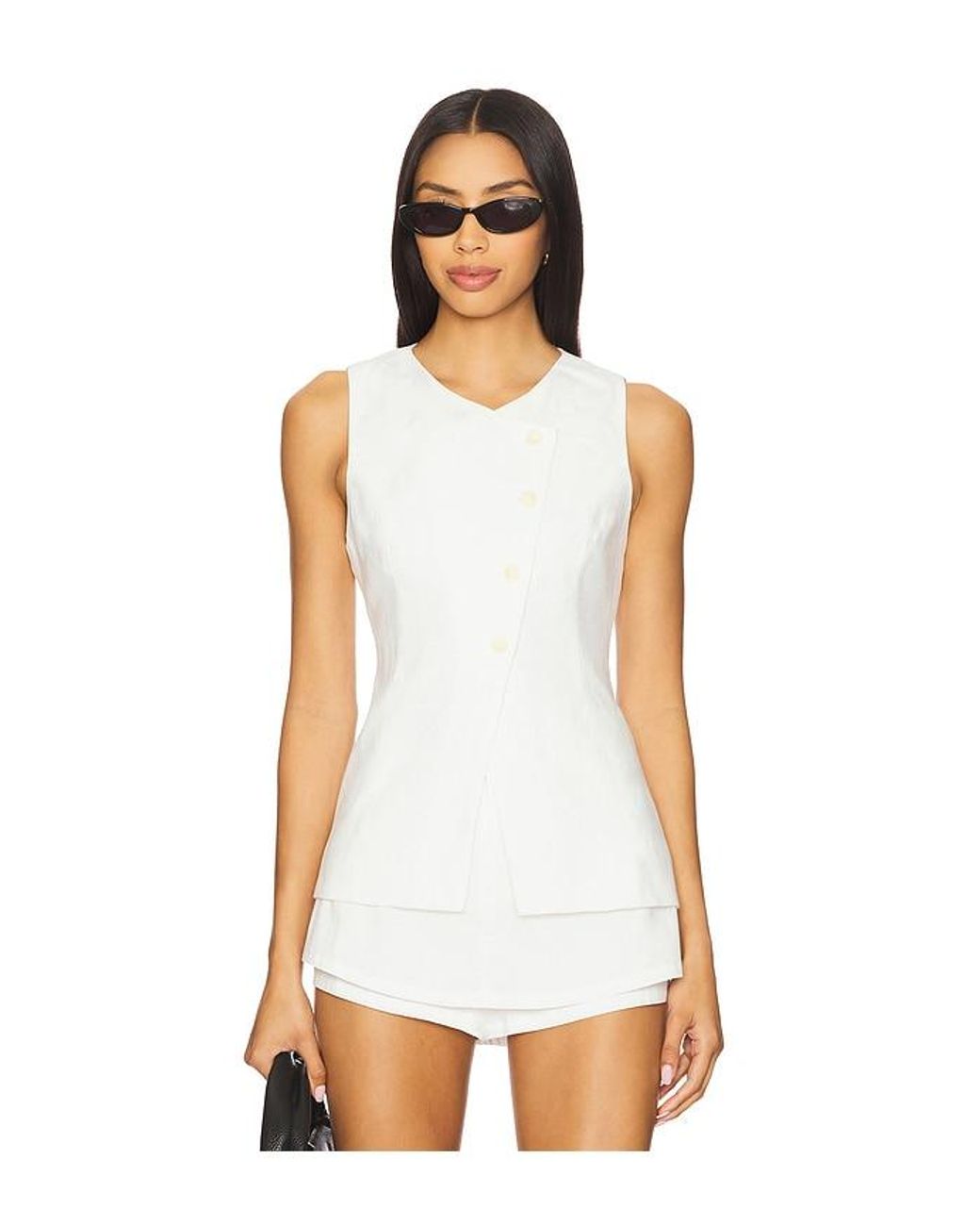 Astr White Sonja Vest