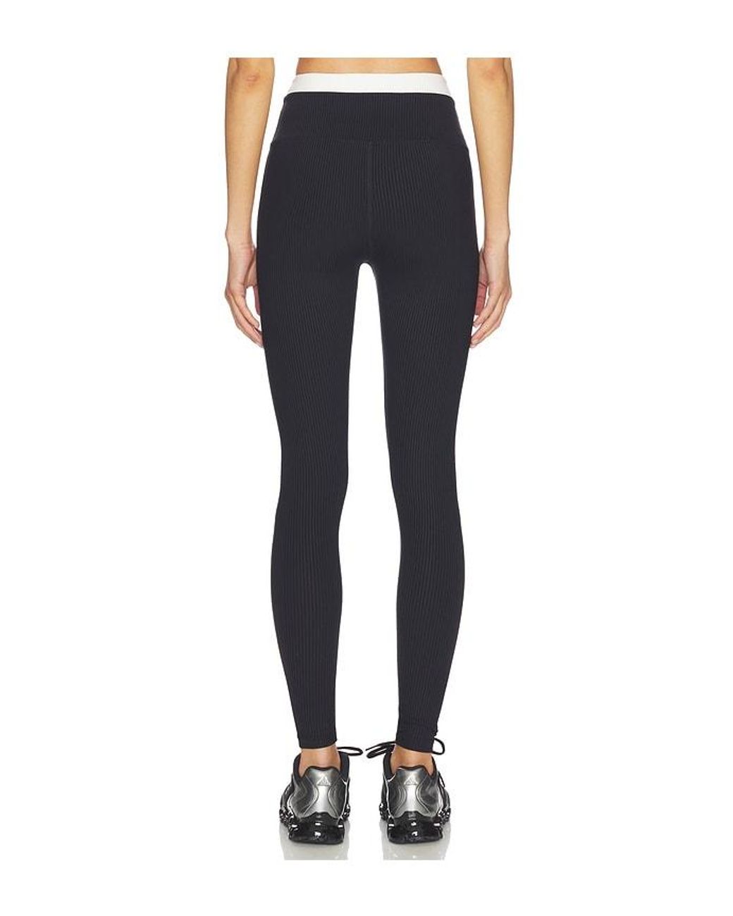 Year Of Ours Blue Ribbed Layered Legging