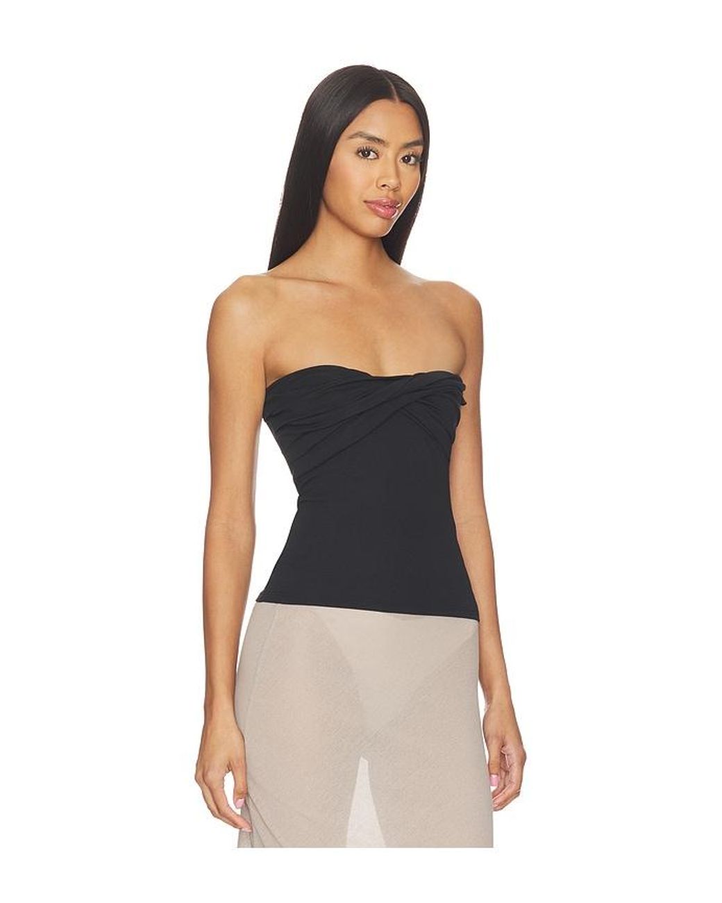 The Line By K Black Izzy Tube Top