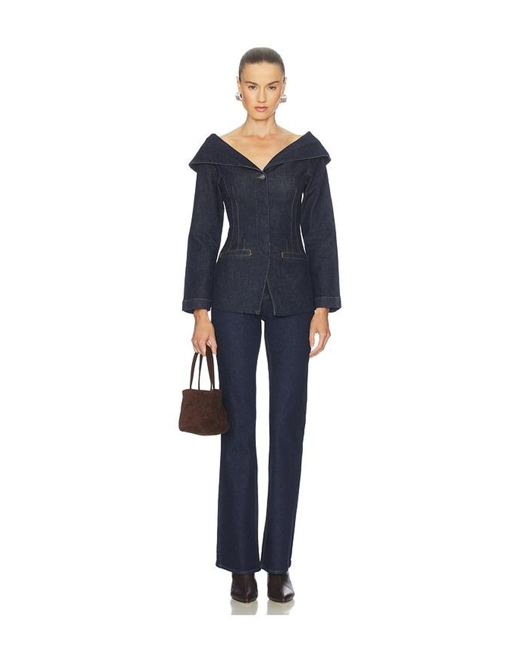 ALIGNE Blue Jeans Mit Geradem, Leicht Ausgestelltem Bein