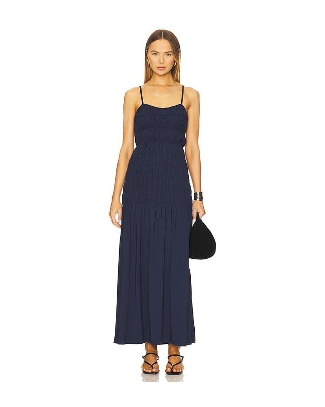 ROBE INGRID en Navy SNDY'S en coloris Blue