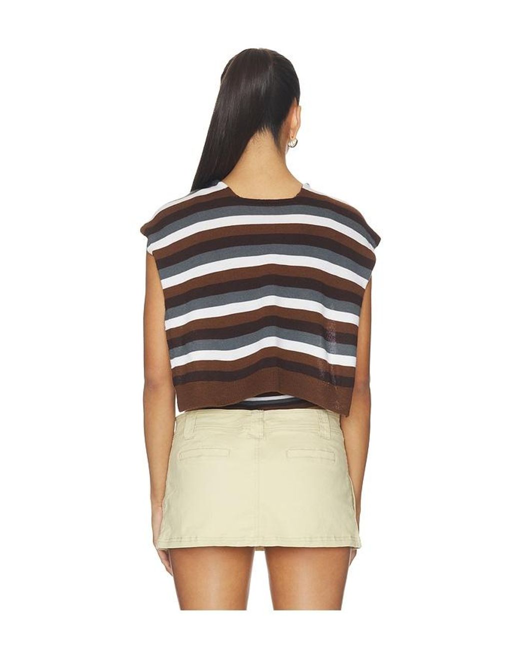 Monse Multicolor Combo Stripe Cardigan Set