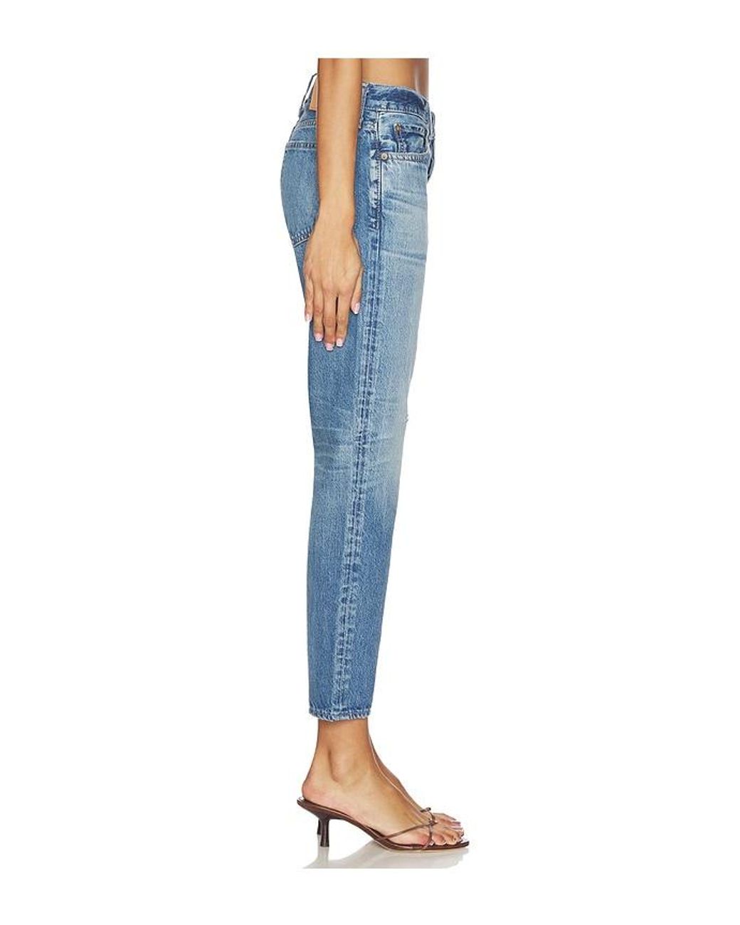 Moussy Blue Wrentham Tapered Jeans