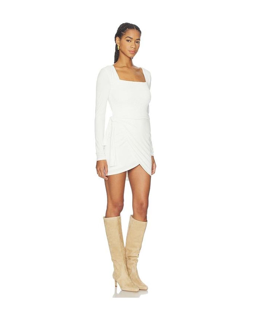 Lovers + Friends White Devon Dress