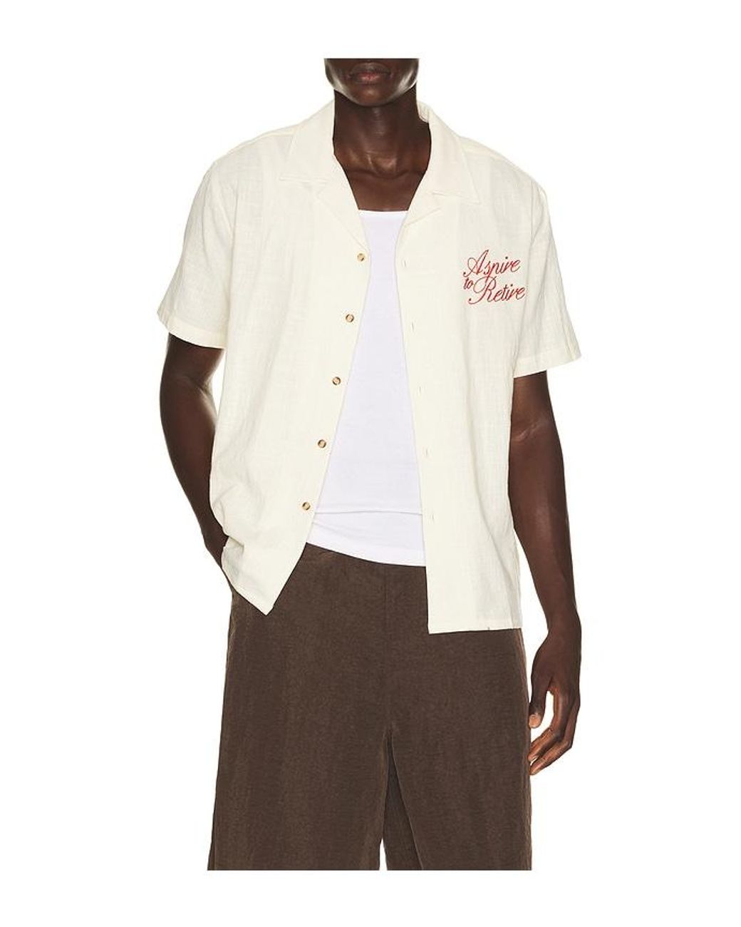 Motel Margarita Natural Aspire Shirt for men