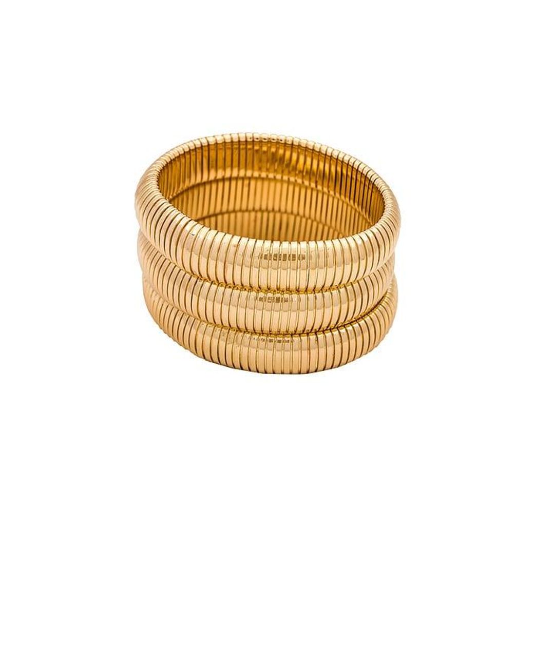 Ettika Metallic Flex Snake Chain Stretch Bracelet Set