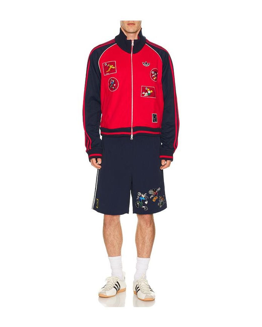 Adidas Originals Red X Brain Dead X Disney Track Top for men