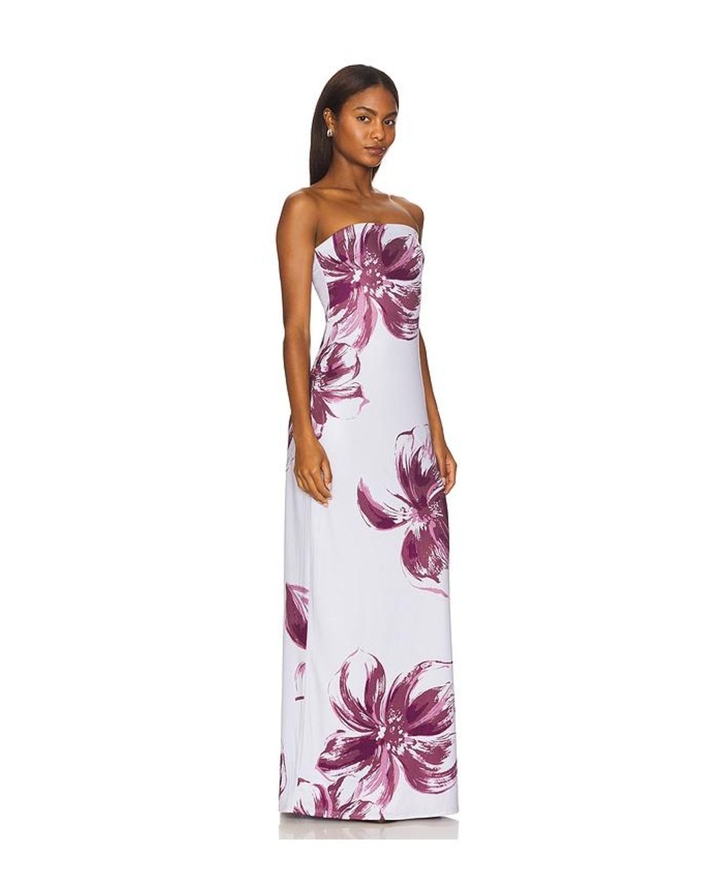 Lovers + Friends White Laila Gown