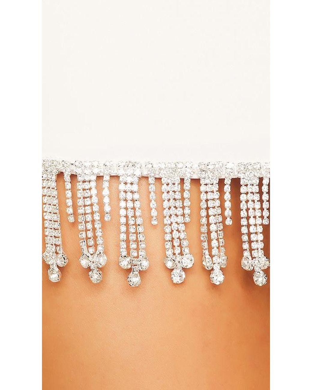 MAJORELLE White Aurora Mini Skirt