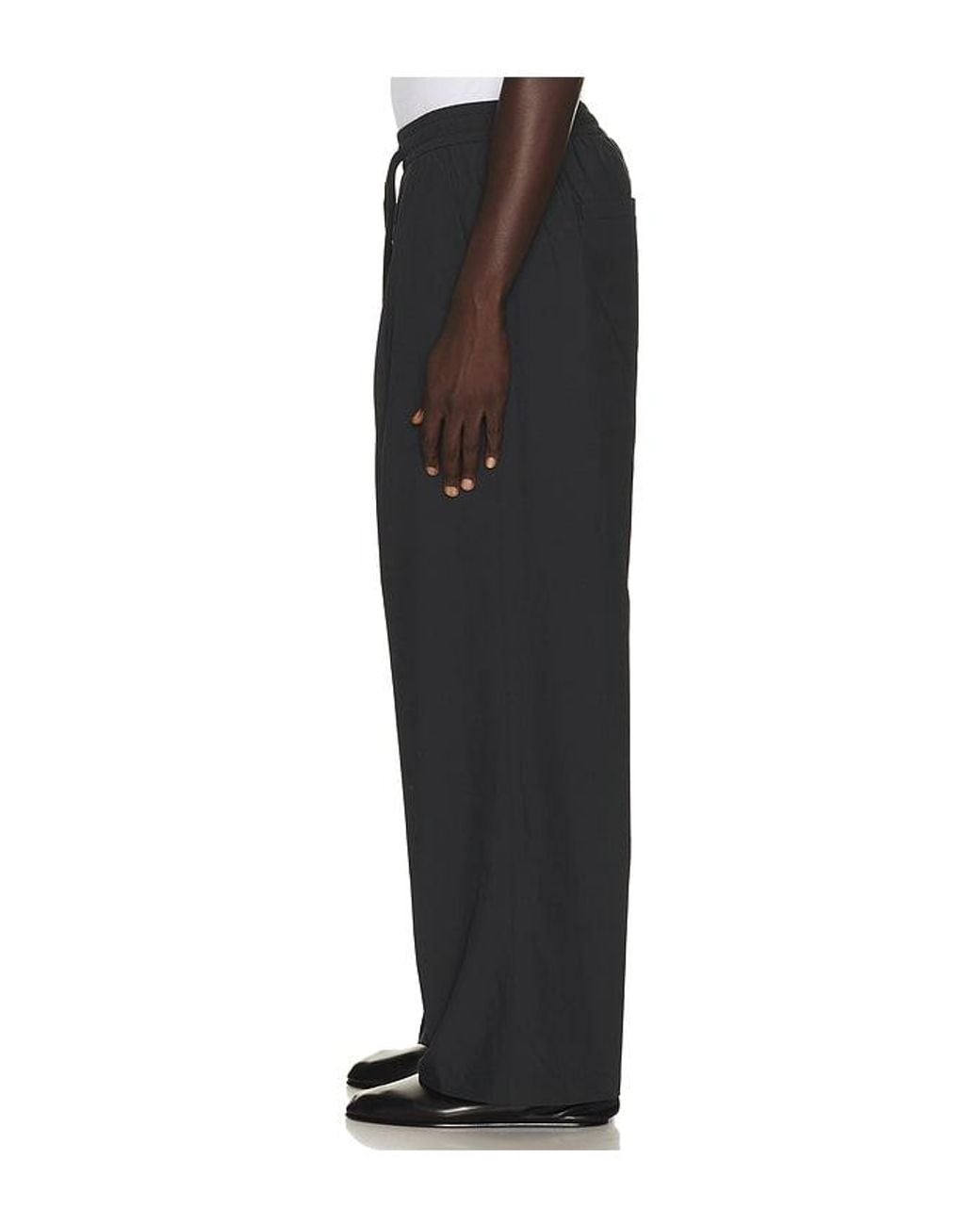 Fear Of God Black Pleat Front Drawstring Pant for men