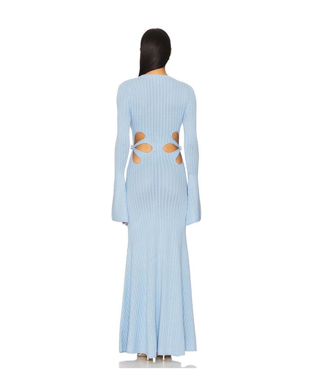 SAU LEE Blue X Revolve Destiny Knit Dress