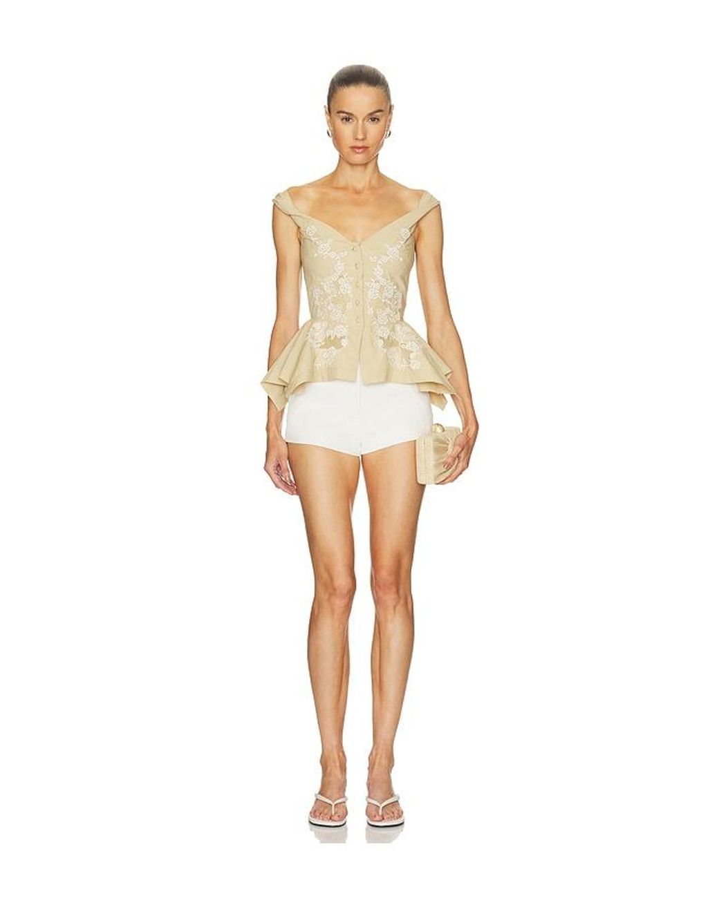 LPA White Isadora Top