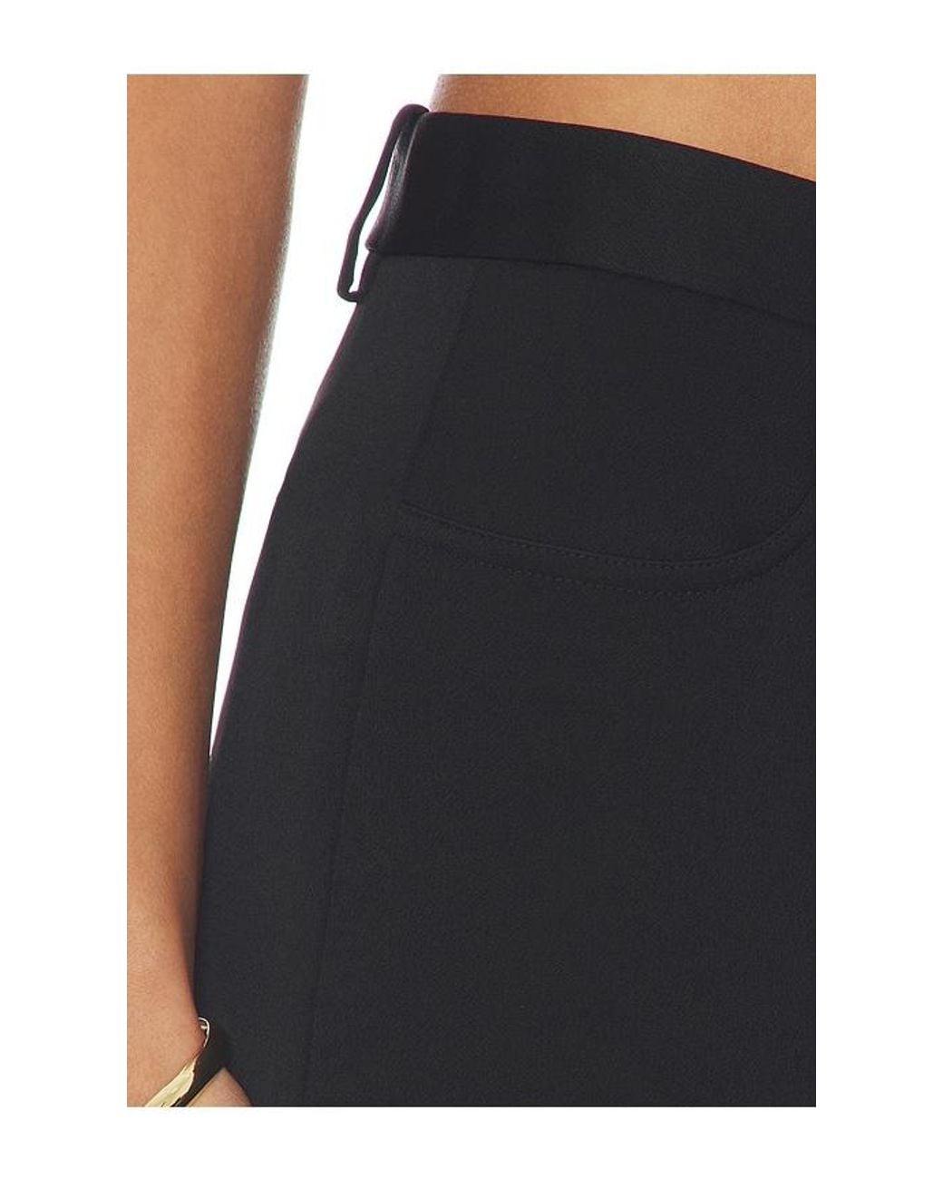 Theory Black Straight Slim Pants