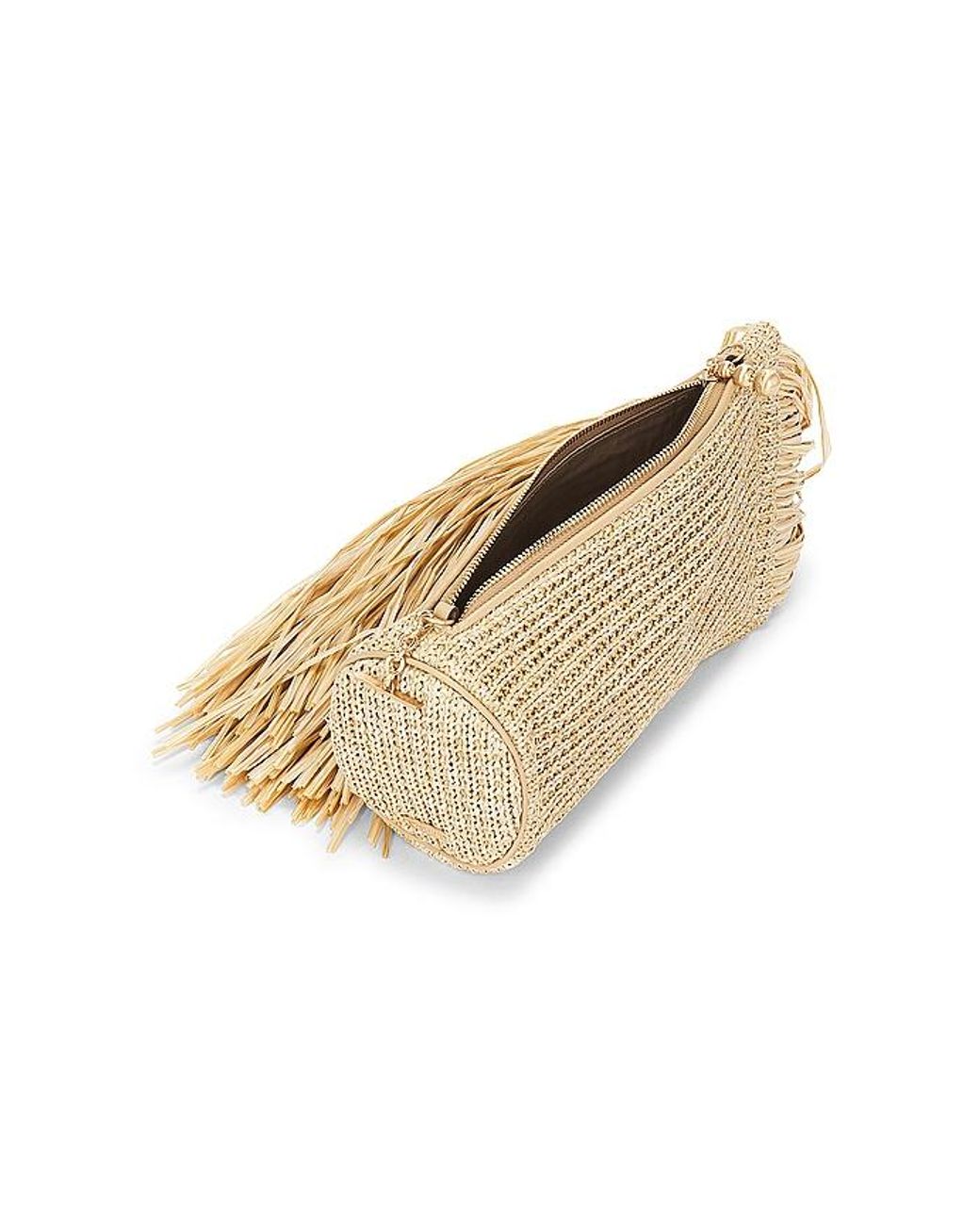 Cult Gaia White Viera Clutch