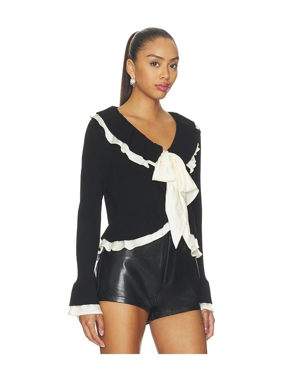 Cinq À Sept Black Melinda Cardigan
