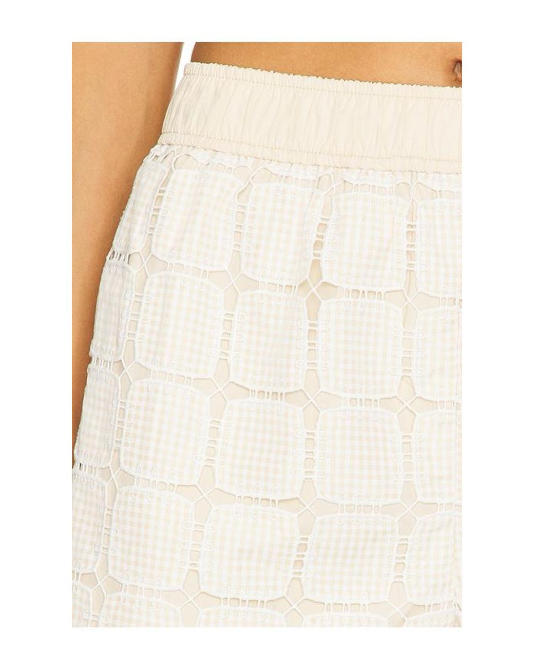 Maude Club White Mila Shorts
