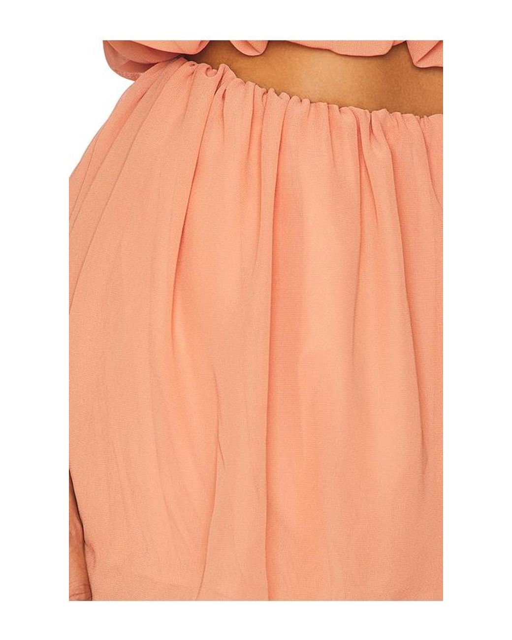 Tularosa Orange Nina Mini Skirt