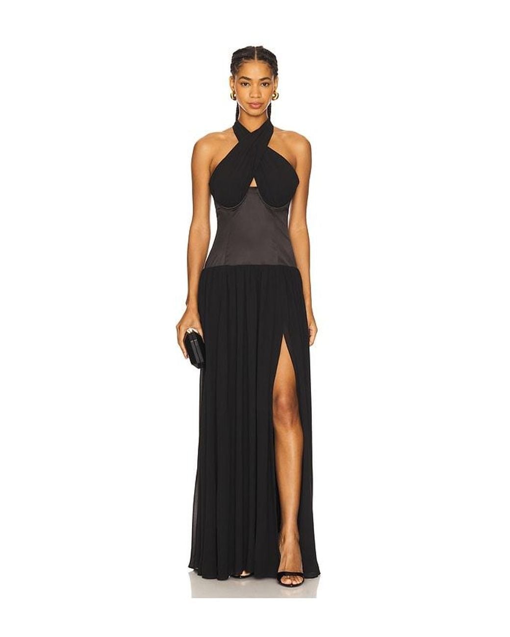 MAJORELLE Black Tia Maxi Dress