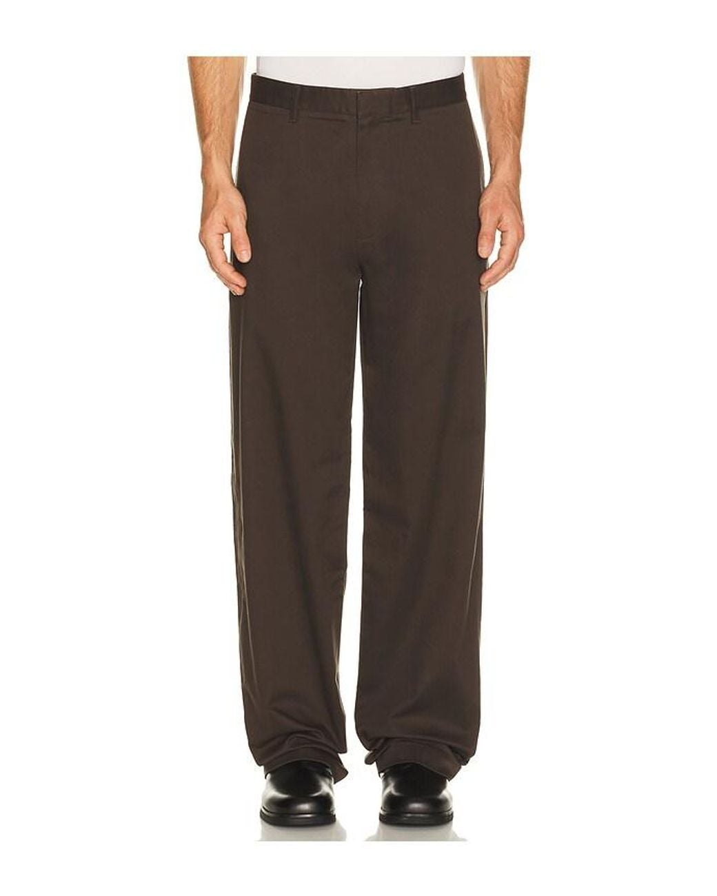 Theory Black Stretch Chino Pant for men