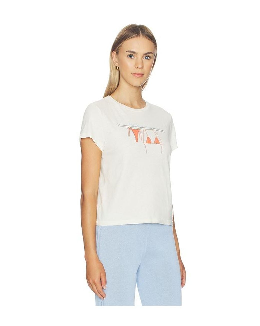 Re/done White Classic Tee Bare Minimum