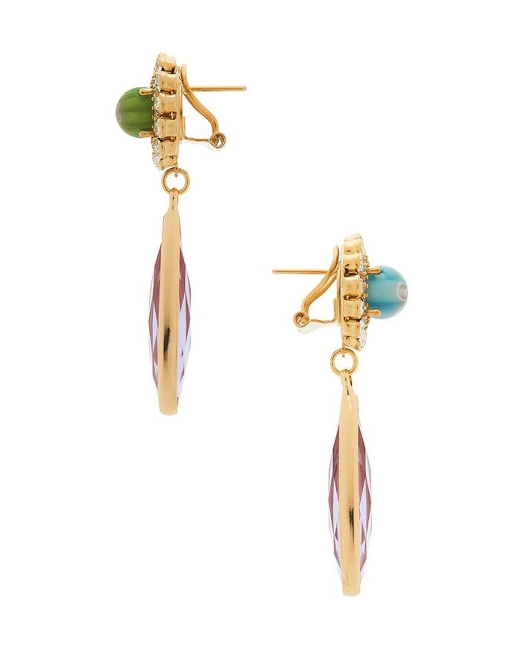 Anton Heunis Multicolor Drop Earrings