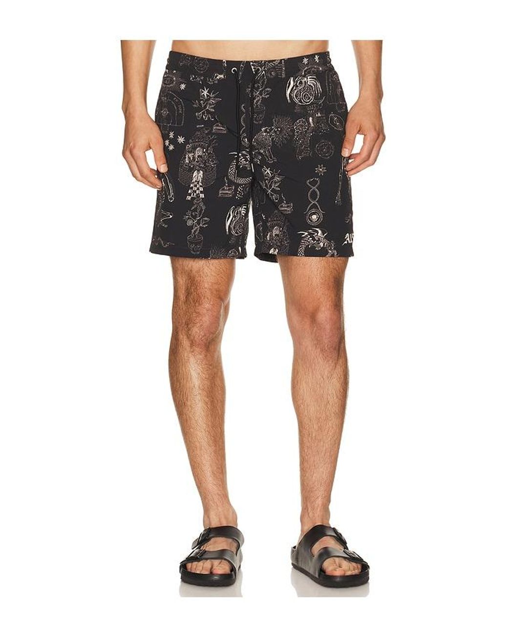 AllSaints Black Terra Swimshort for men