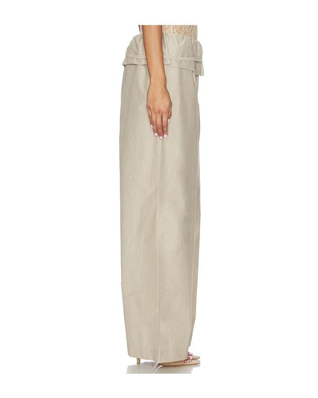 Magda Butrym Natural Wide Leg Pant