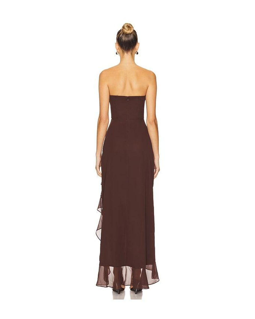 Amanda Uprichard Brown Eden Gown