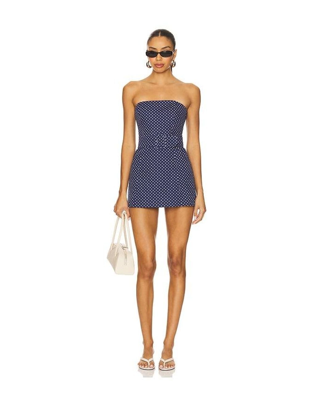 Amanda Uprichard Blue X Revolve Fae Romper