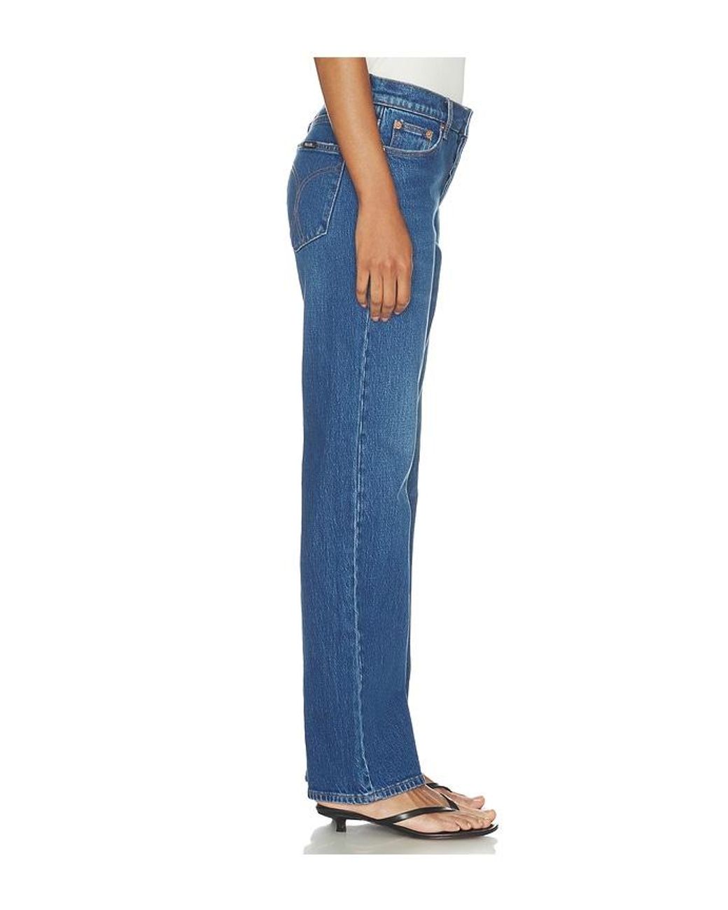Rolla's Blue Meg Straight Jeans