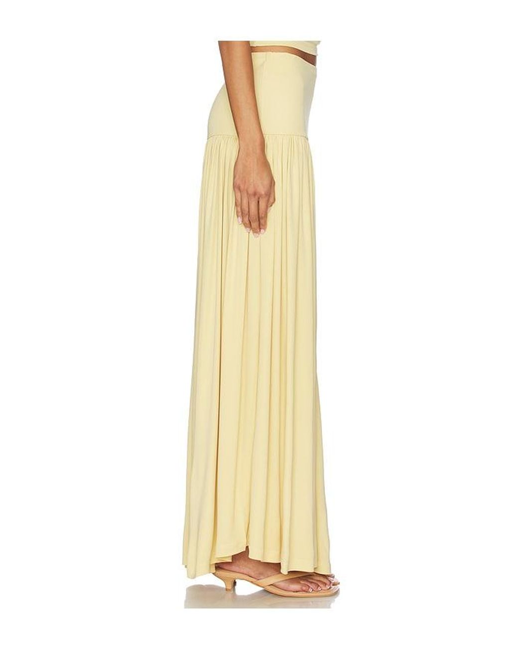 AYA MUSE Yellow Maxi Skirt