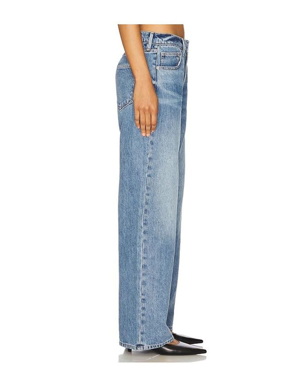 GOOD AMERICAN Blue Good Standard Baggy Jeans