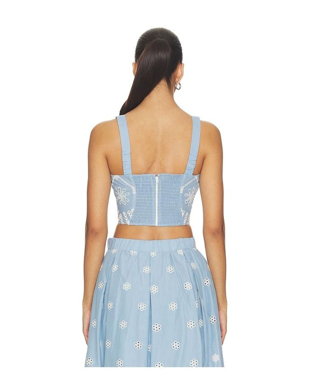 MISA Los Angles Blue Lois Top