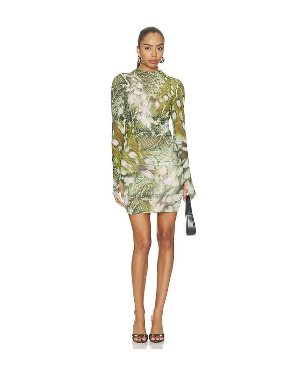 AFRM Green Darcie Dress