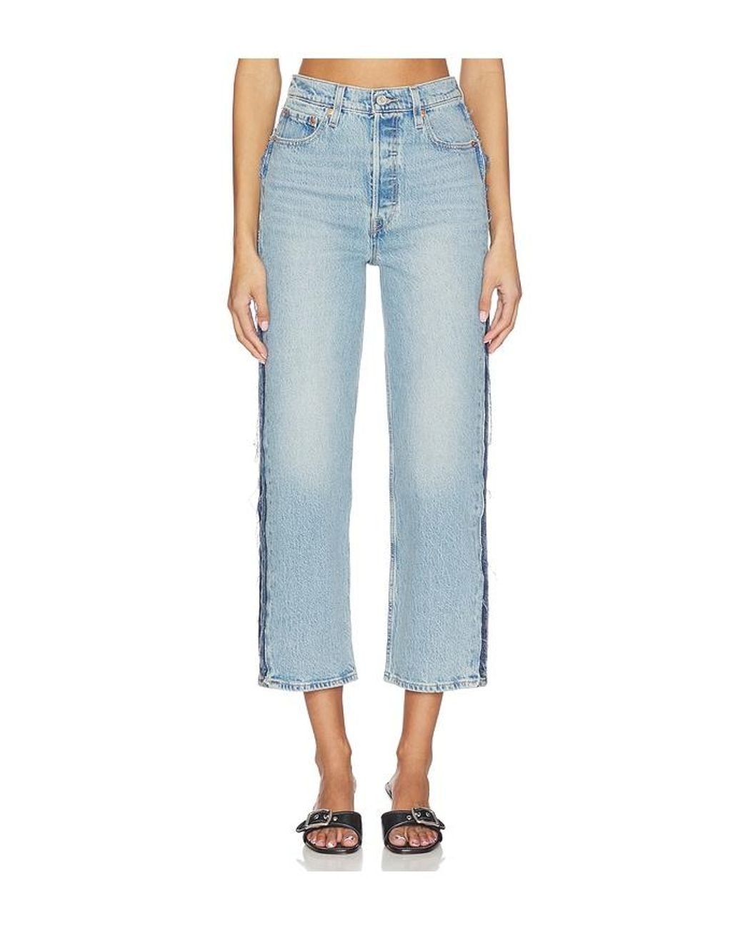 Levi's Blue Ribcage Ankle Decon Straight