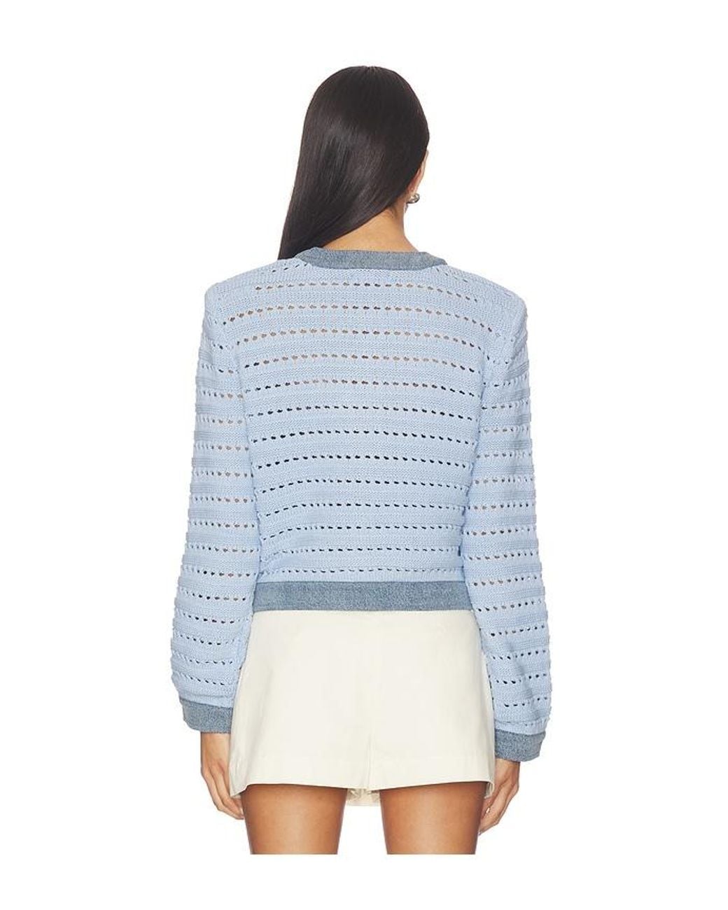 Steve Madden Blue Cassette Cardigan