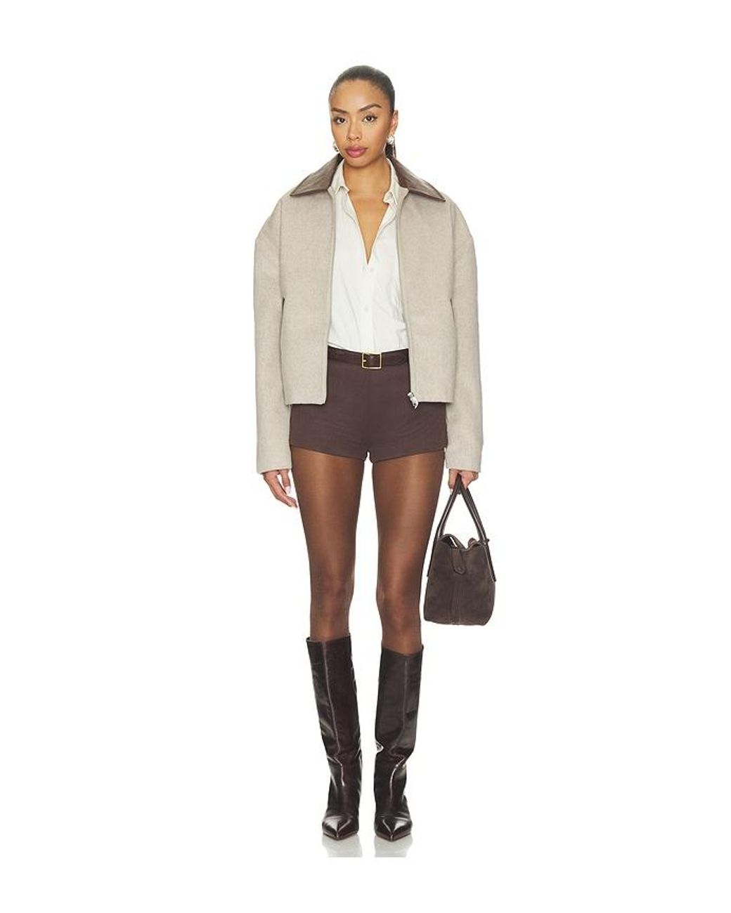 OW Collection Natural Oda Wool Jacket