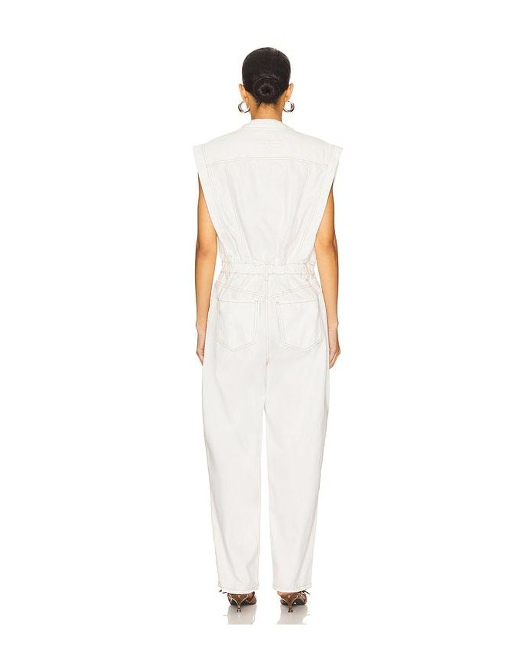 Gestuz White Nilje Jumpsuit