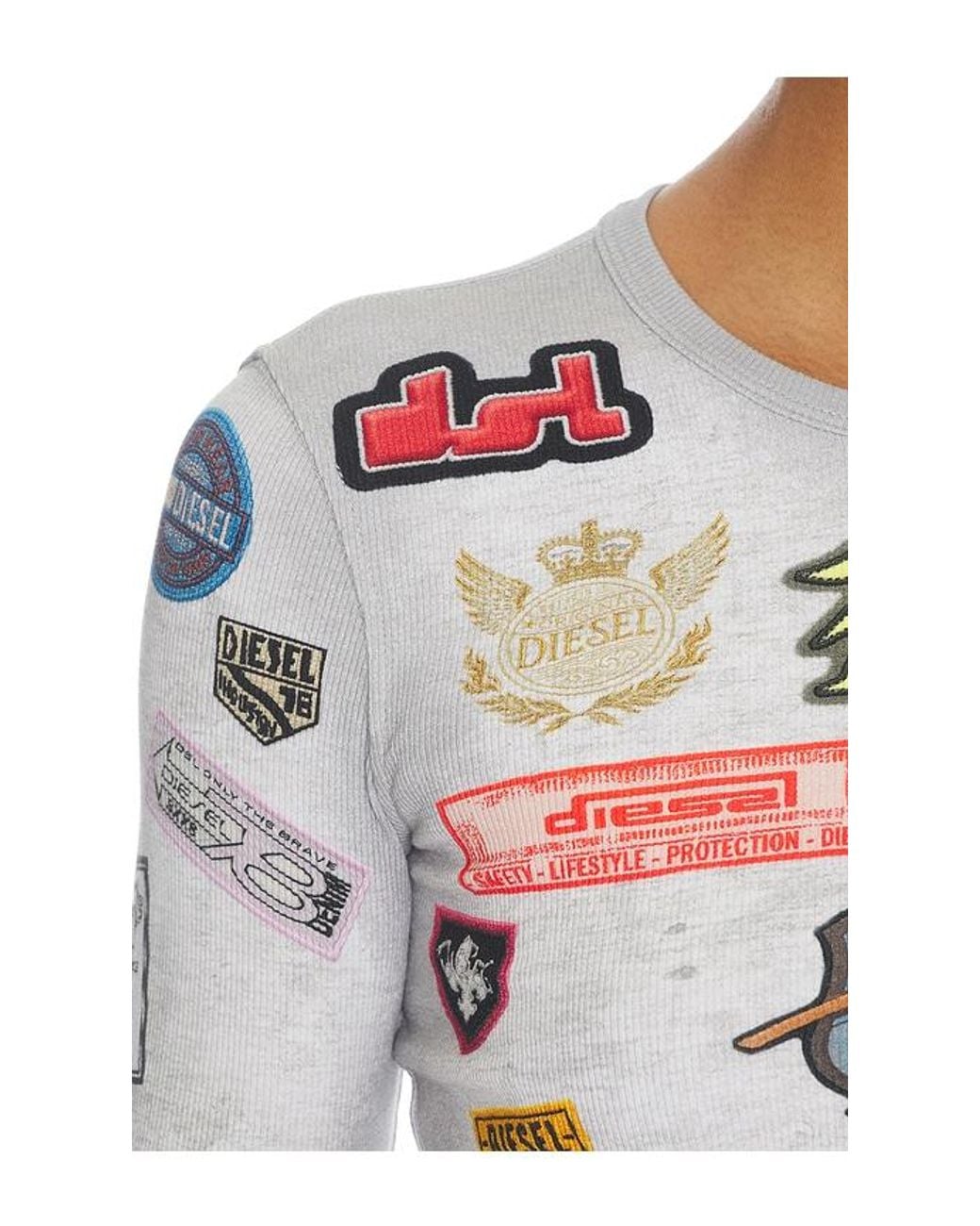 DIESEL Red Tele Long Sleeve T-shirt