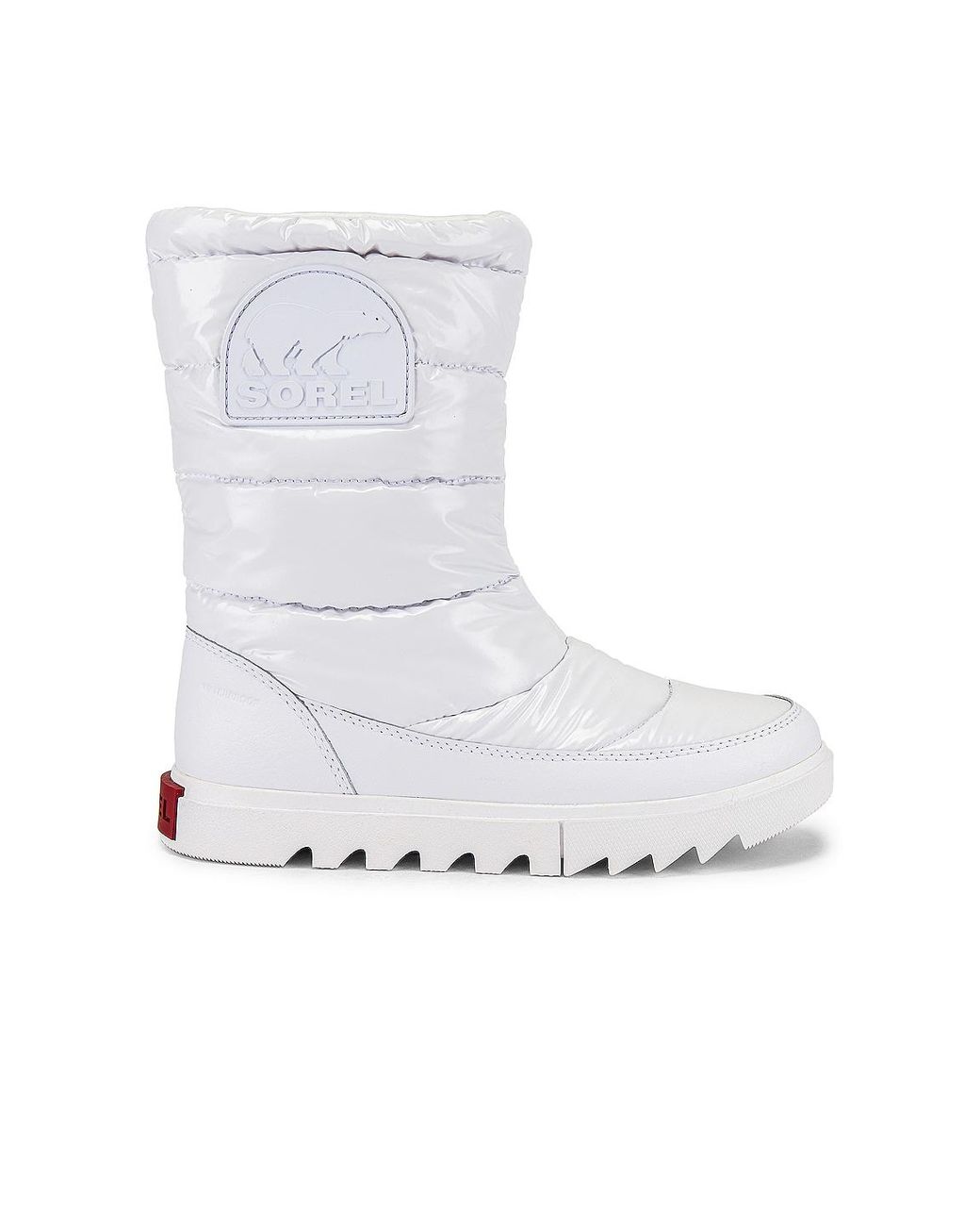 Sorel Fleece Joan Of Arctic Next Lite Mid Puffy Boot in White - Lyst