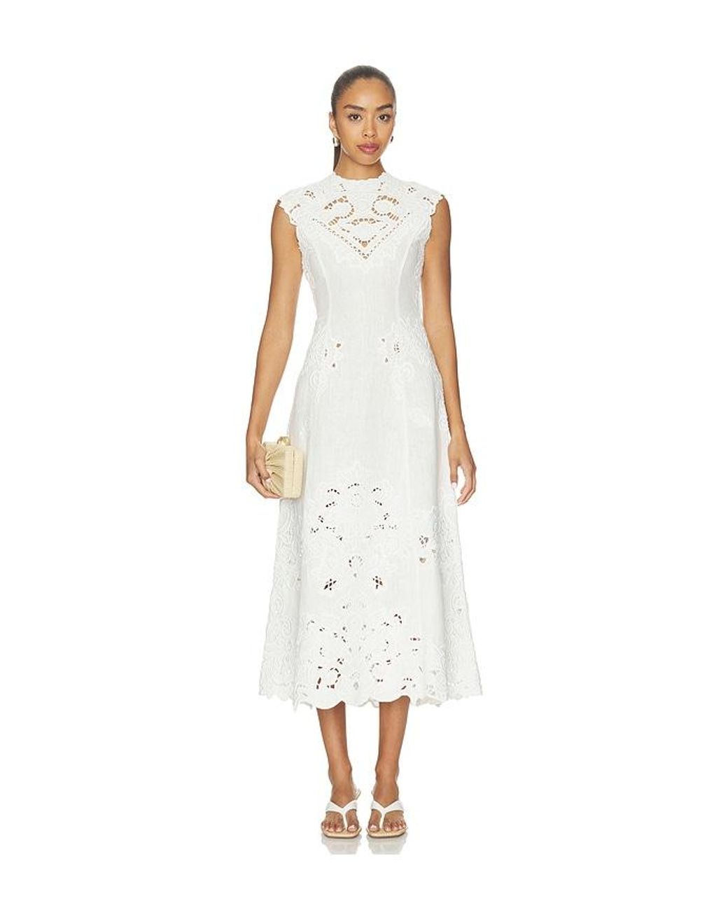 Cult Gaia White Thalassa Dress